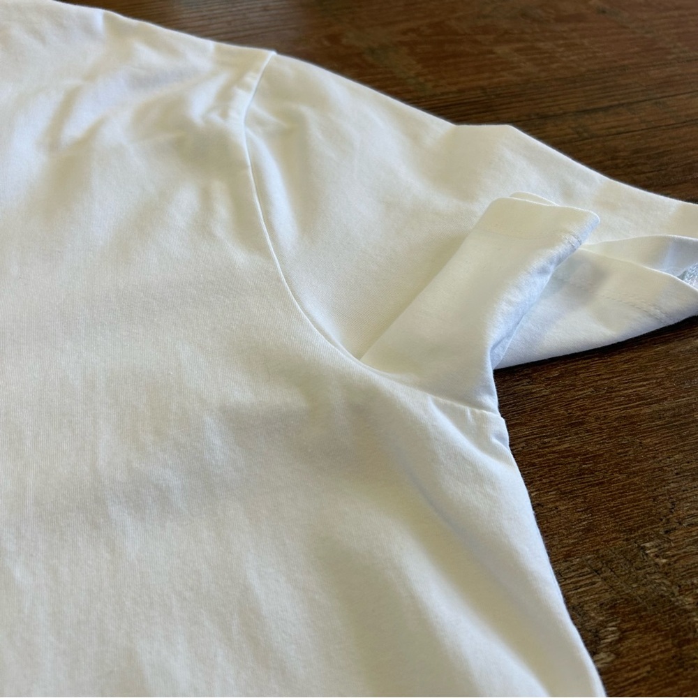 Tommy Hilfiger V-Neck T-Shirt White XL - Picture 8 of 9